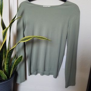 Eddie Bauer Earl Grey Long Sleeve Top